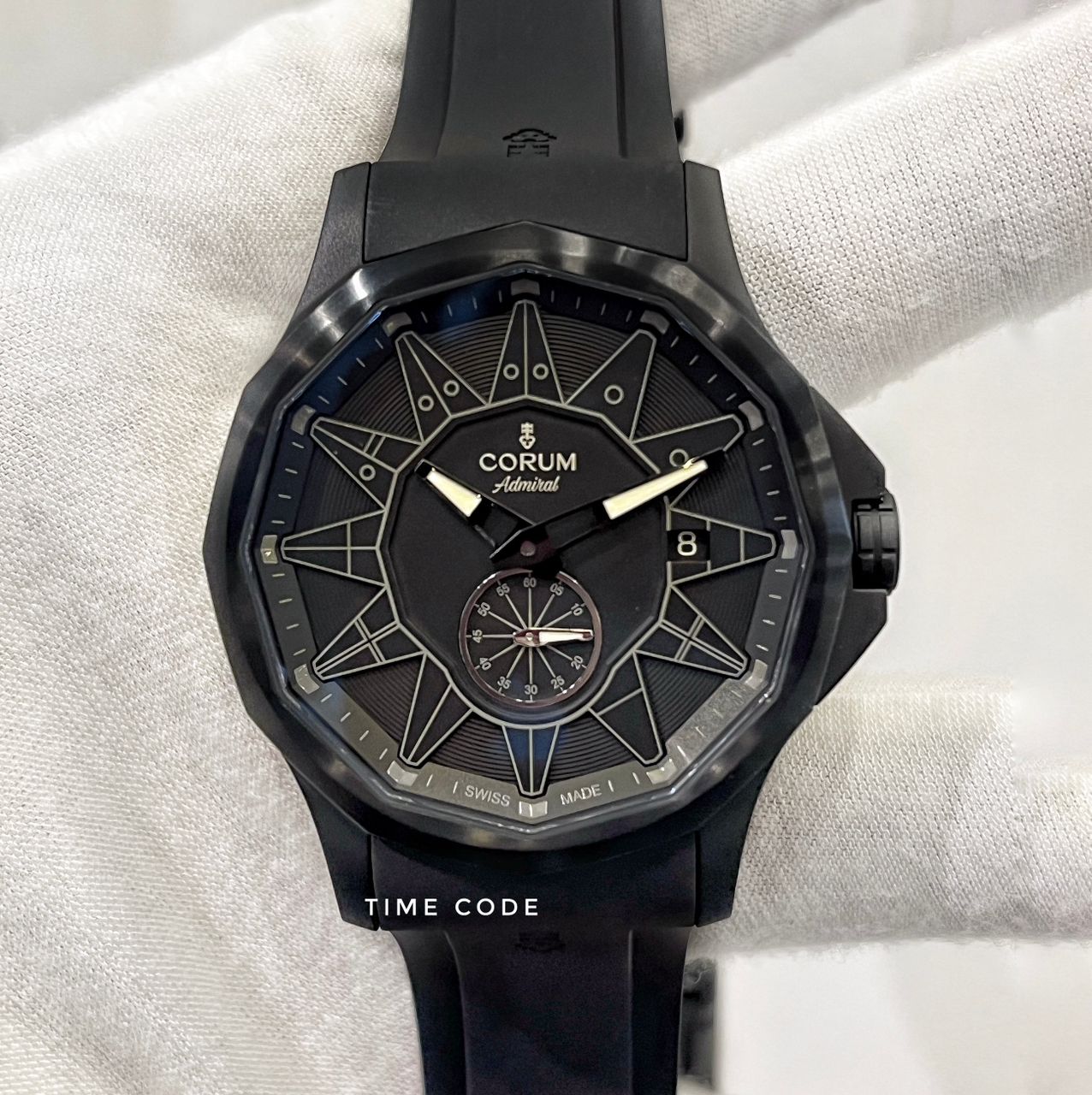CORUM ADMIRAL LEGEND 42 FULL BLACK LIMITED EDITION OF 100 PCS -395.111.98/F371 BL12