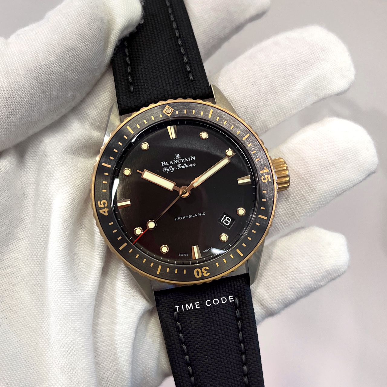 BLANCPAIN FIFTY FATHOMS BATHYSCAPHE ROSE GOLD LIMITED EDITION OF 50PCS