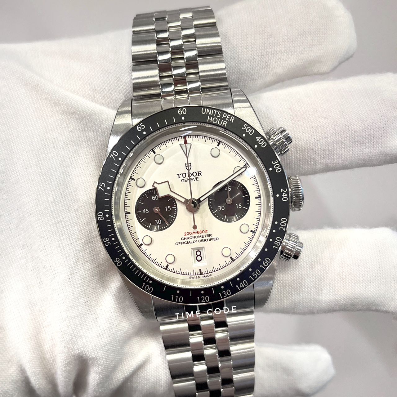 TUDOR BLACK BAY CHRONO 41MM WHITE DIAL -79360N-0014