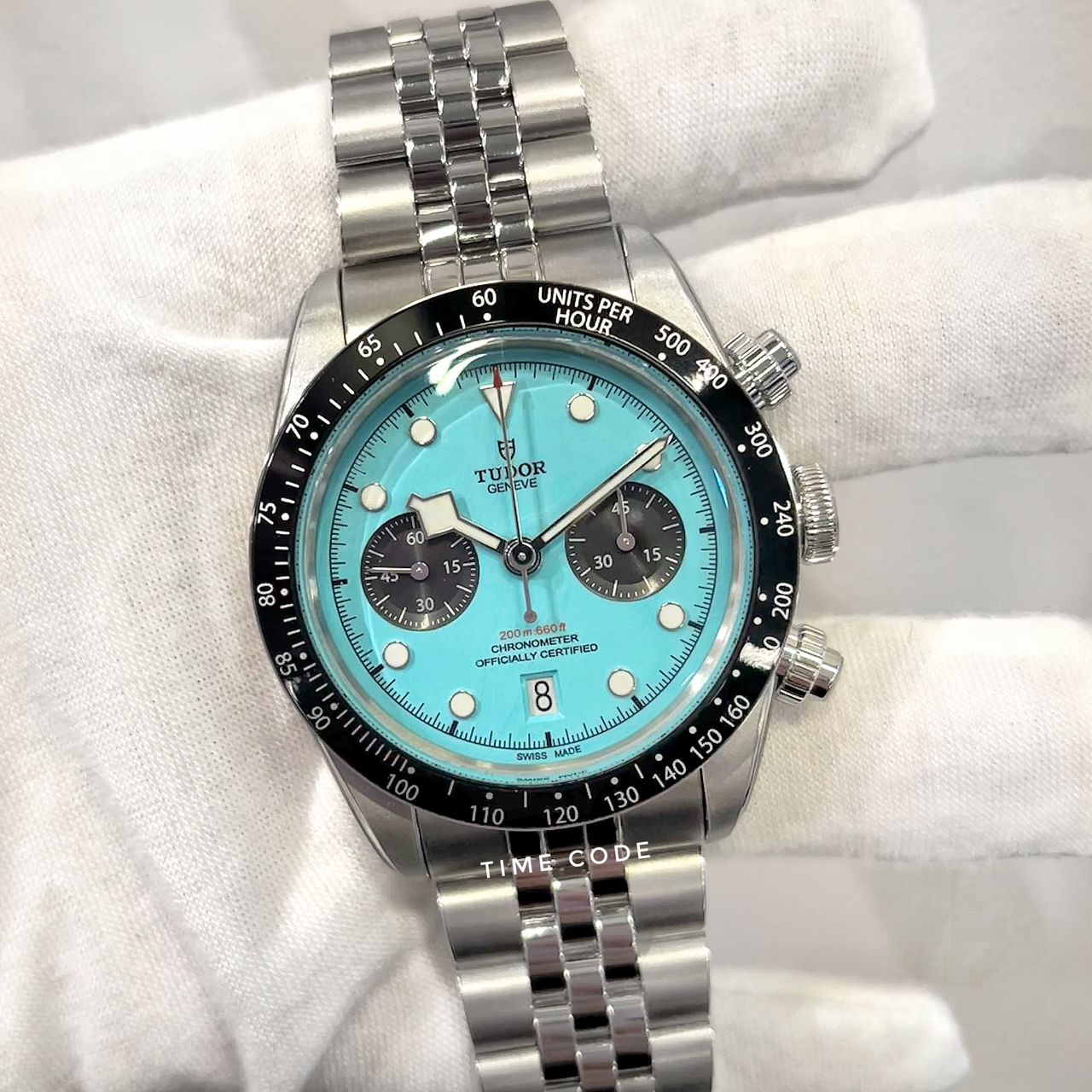 TUDOR BLACK BAY CHRONO 41 FLAMINGO BLUE -79360N-0024