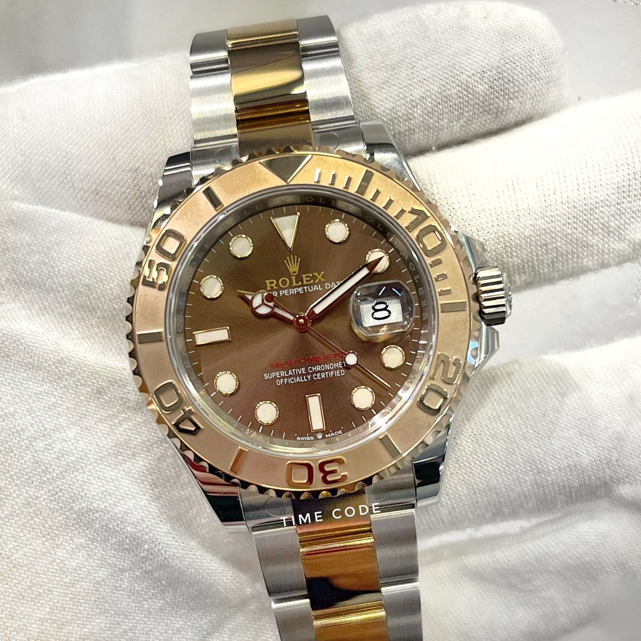 ROLEX YACHT-MASTER 40MM ROSE GOLD BROWN DIAL -126621