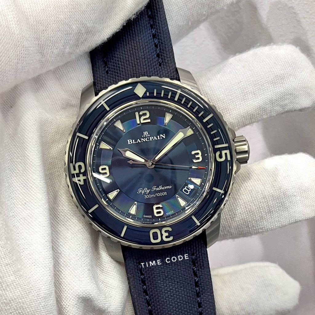BLANCPAIN FIFTY FATHOMS AUTOMATIQUE TITANIUM -5015-12B40-O52A