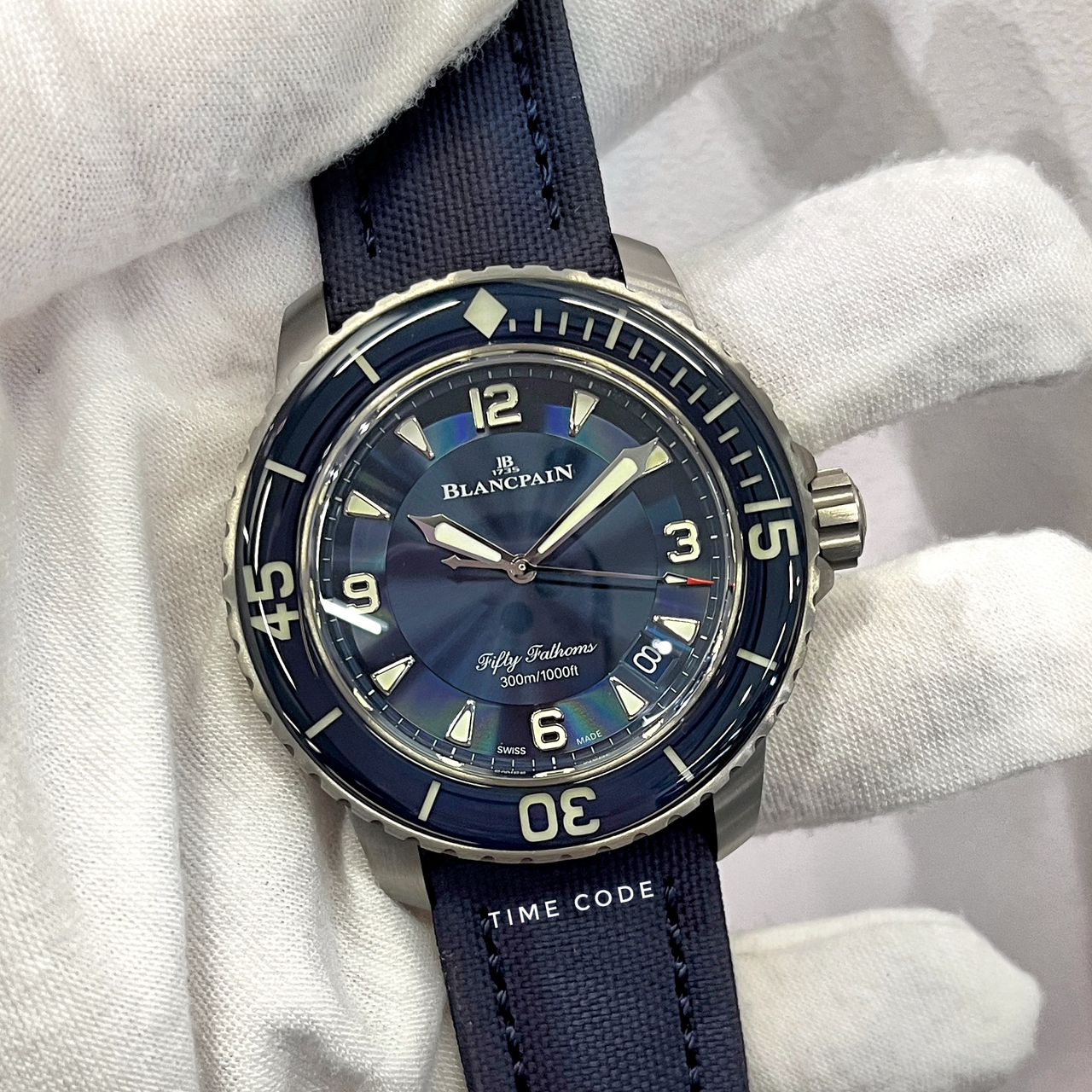 BLANCPAIN FIFTY FATHOMS AUTOMATIQUE TITANIUM -5015-12B40-O52A