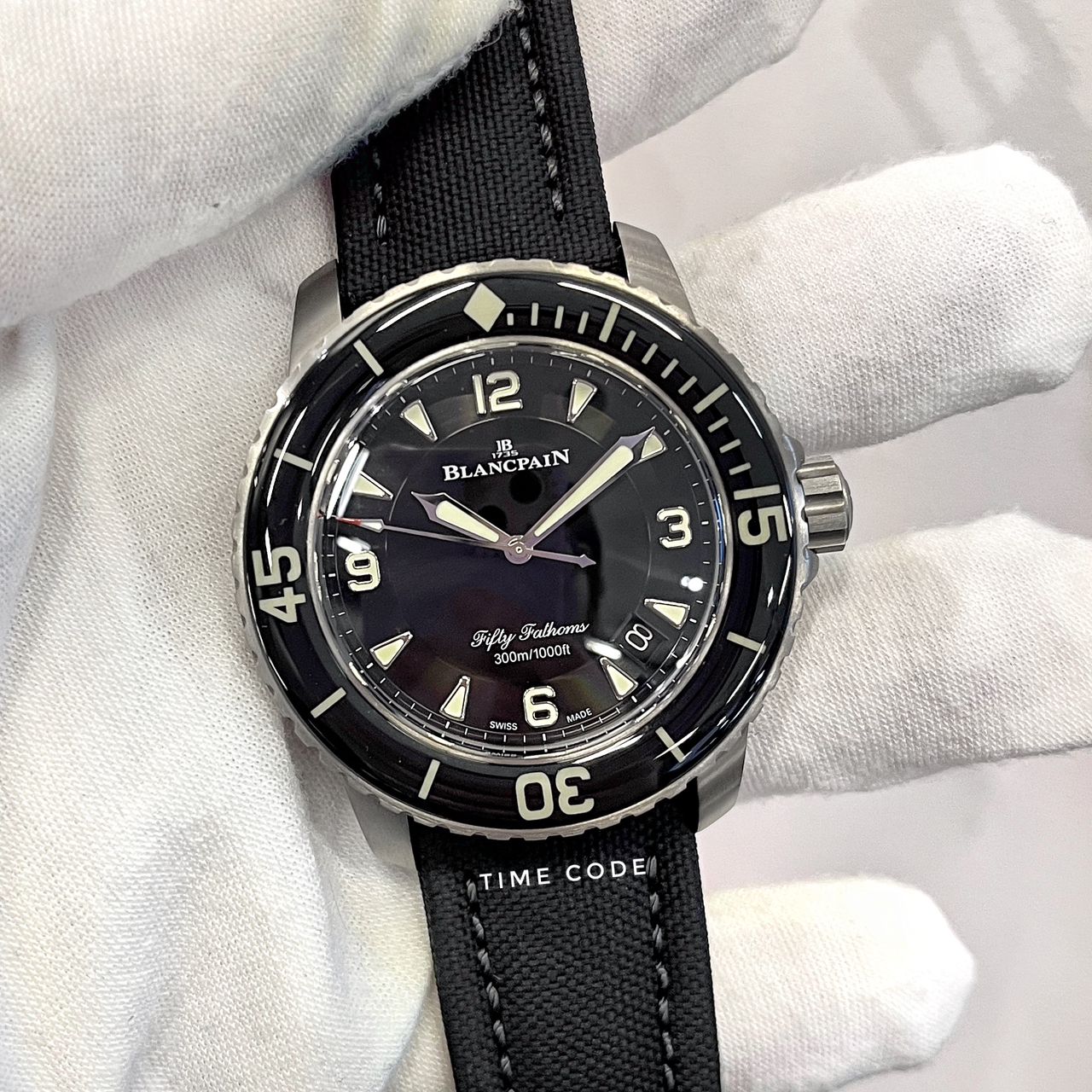 BLANCPAIN FIFTY FATHOMS TITANIUM -5015-12B30-52A