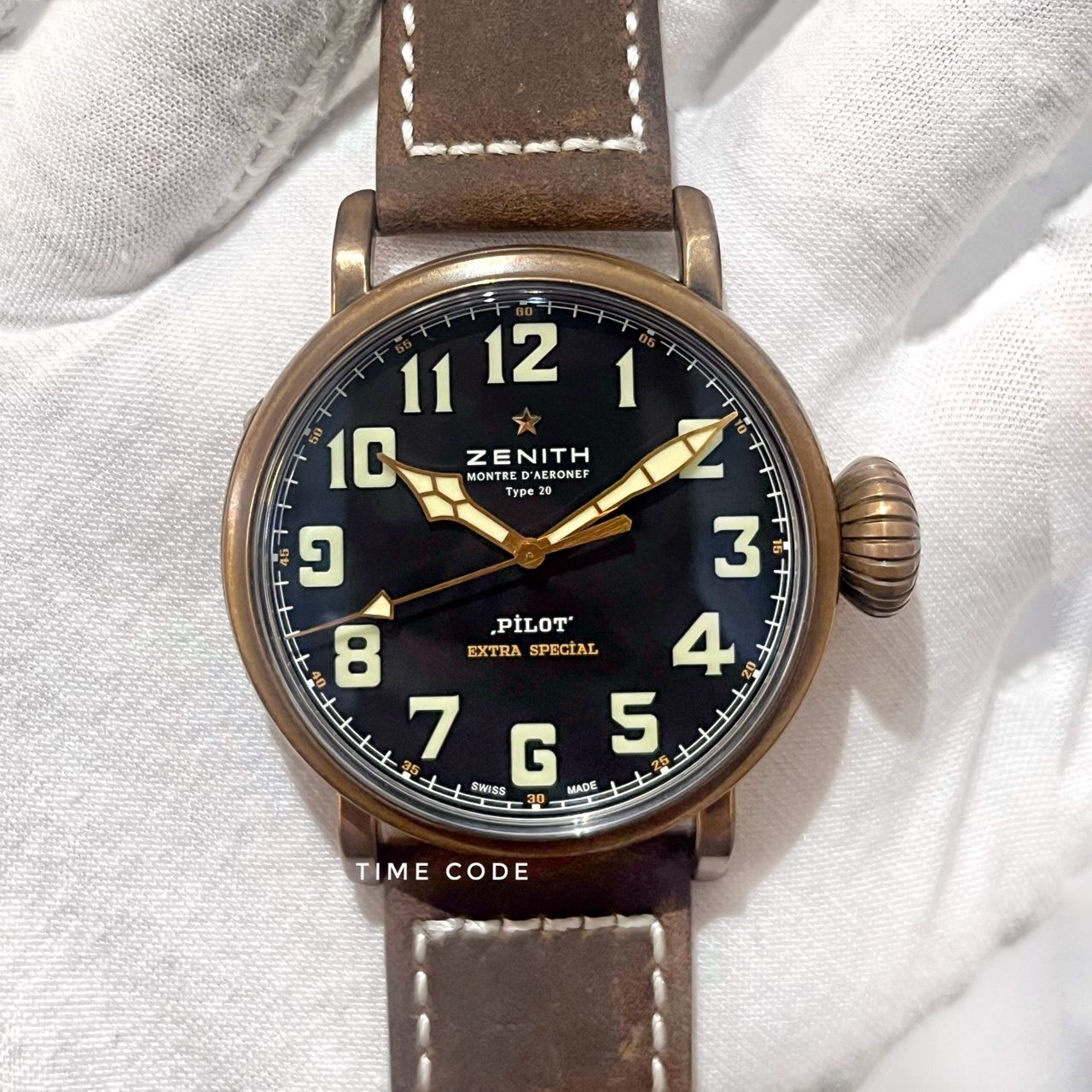 ZENITH HERITAGE PILOT TYPE 20 EXTRA SPECIAL 45MM BRONZE -29.2430.679/21.C753
