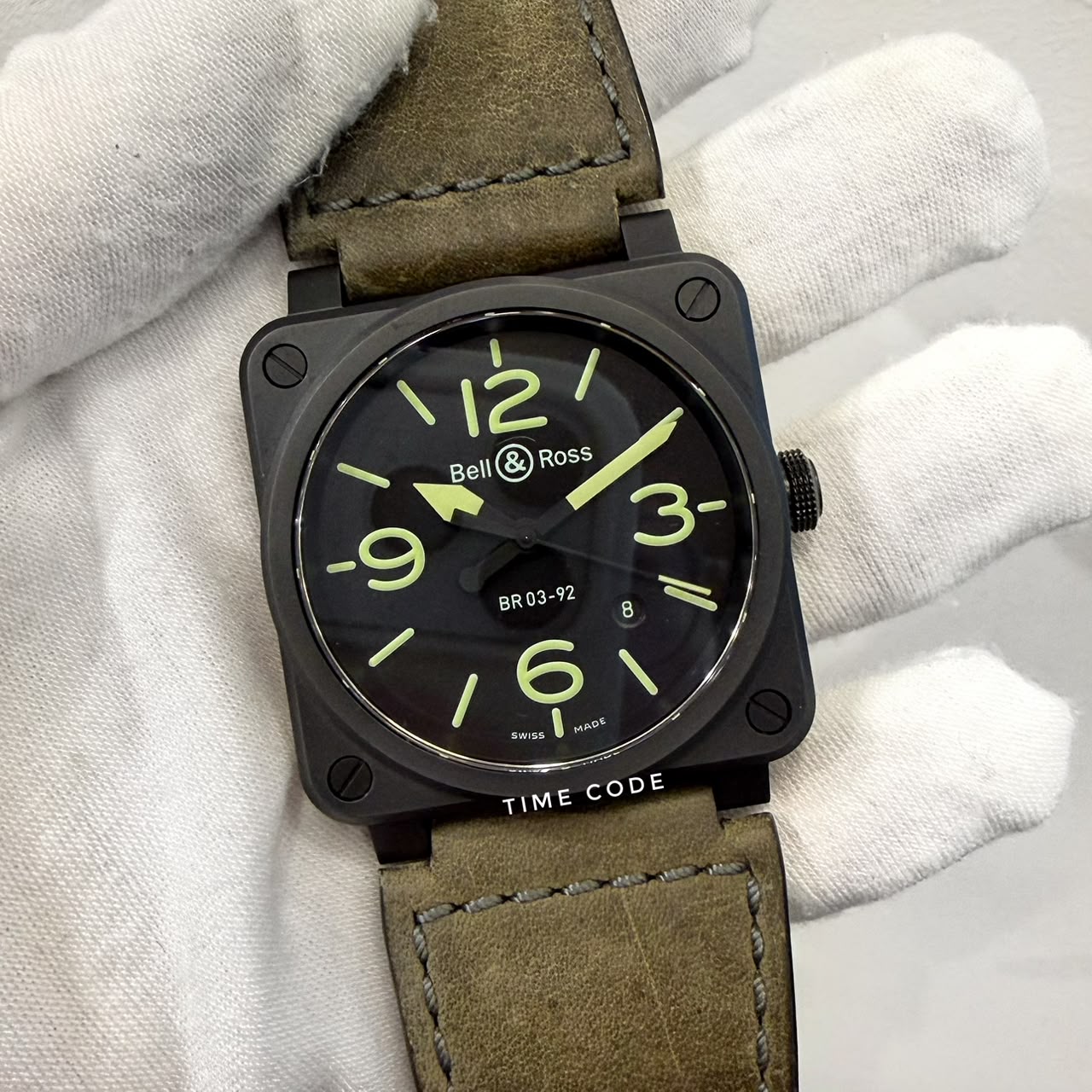 [PREOWNED 2021] BELL&ROSS BR 03-92CBL NIGHTLUM 42MM