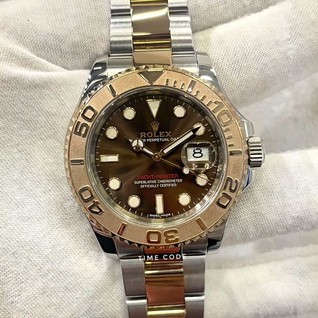 ROLEX YACHT-MASTER 40MM ROSE GOLD BROWN DIAL -116621