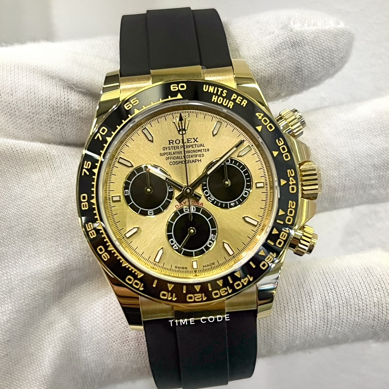 ROLEX DAYTONA OYSTERFLEX YELLOW GOLD -126518LN