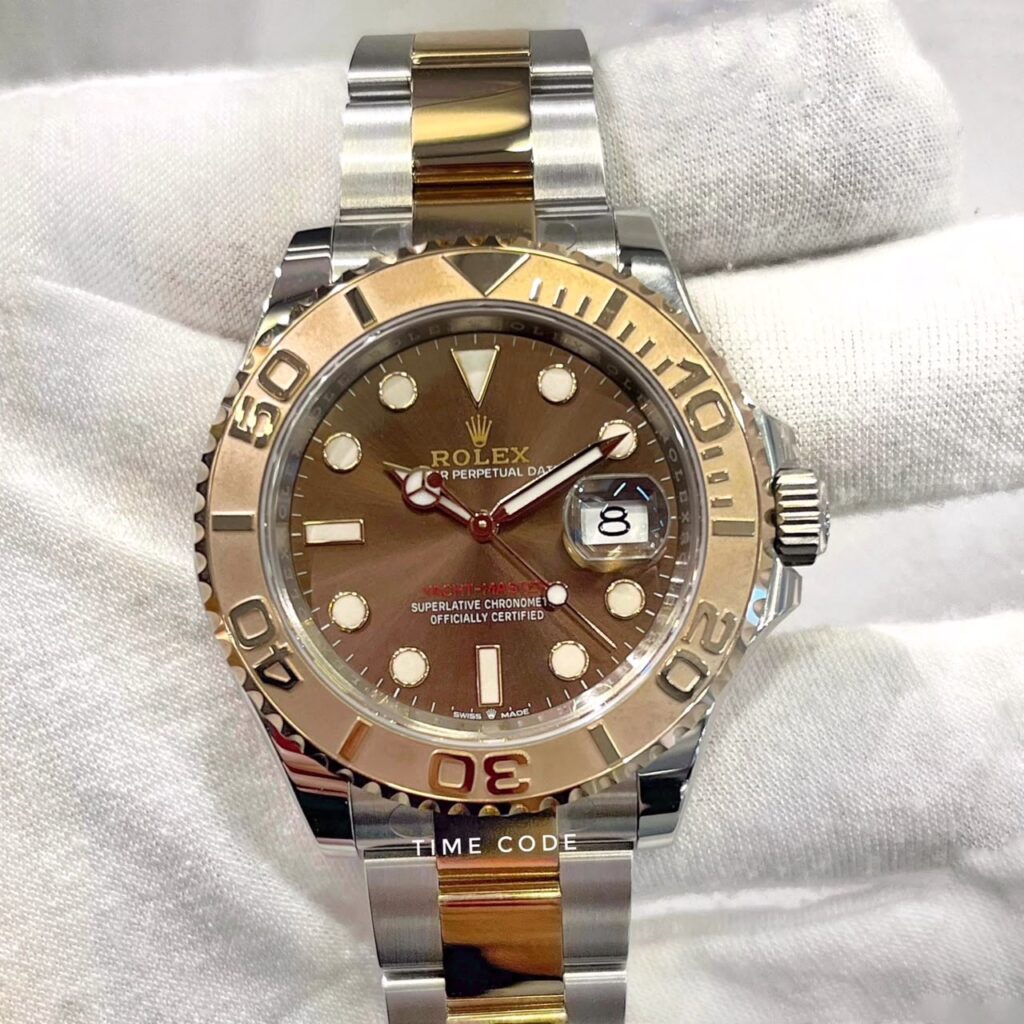 ROLEX YACHT-MASTER 40MM ROSE GOLD BROWN DIAL -126621