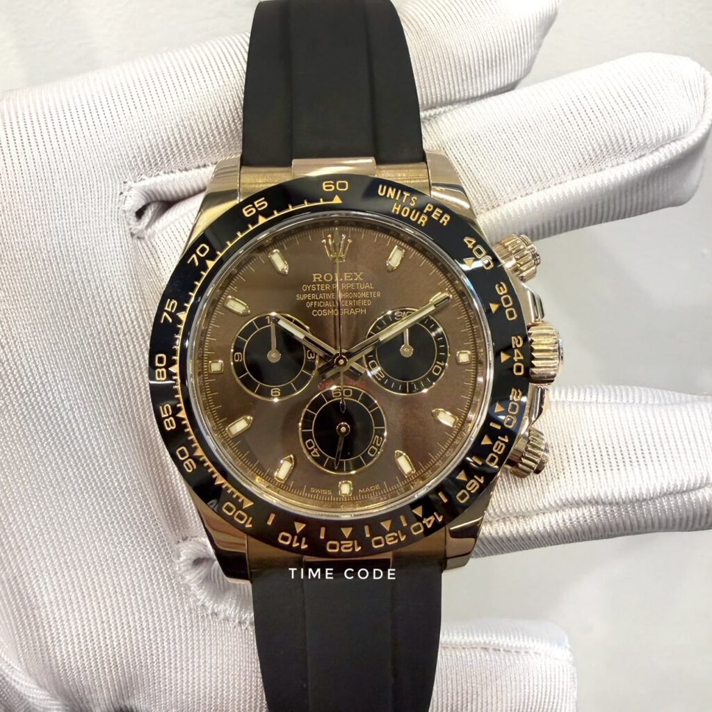 ROLEX DAYTONA OYSTERFLEX BROWN DIAL ROSE GOLD -116515LN