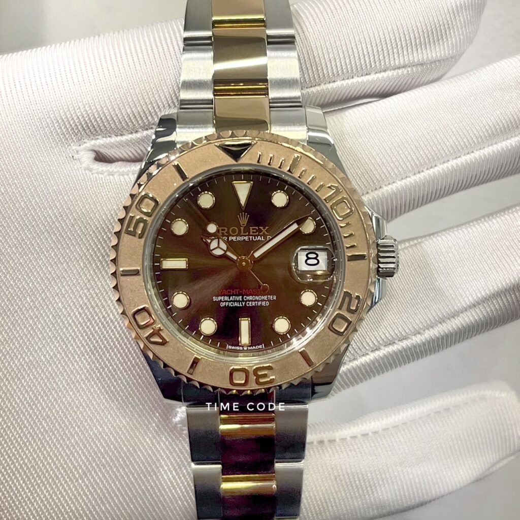 ROLEX YACHT-MASTER 40MM ROSE GOLD BROWN DIAL -126621