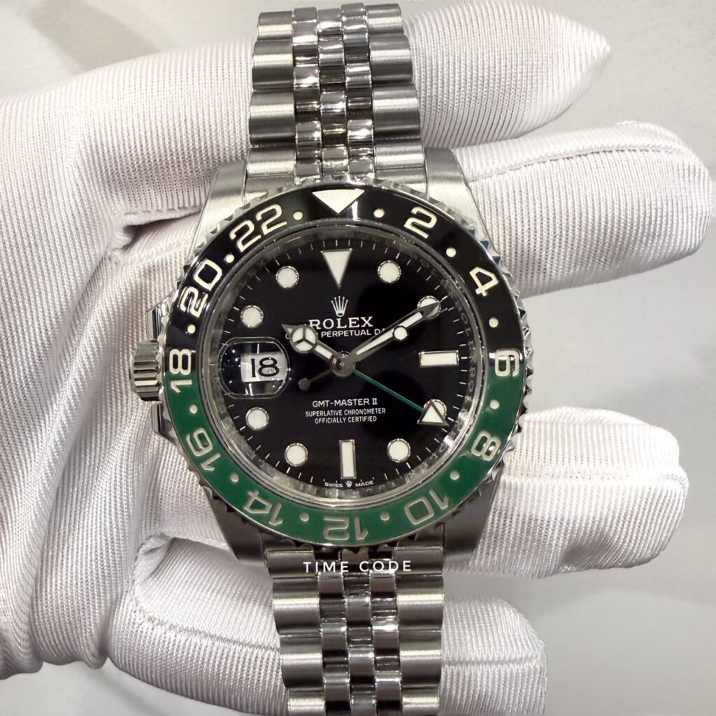 ROLEX GMT-MASTER II 40MM SPRITE JUBILEE BRACELET -126720VTNR